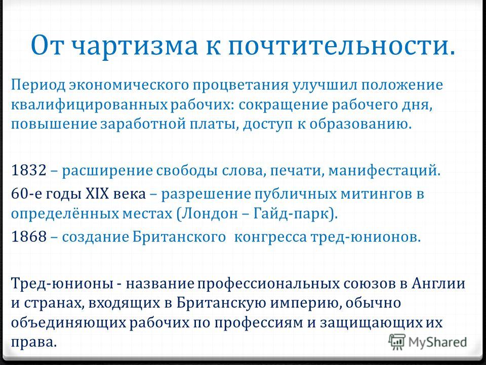 Положение улучшилось. От чартизма к почтительности. От чартизма к почтительности в Англии. От чартизма к почтительности кратко. Конспект на тему от чартизма почтительность.