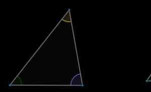 Cum să găsiți punctul de mijloc al unui triunghi: problemă de geometrie