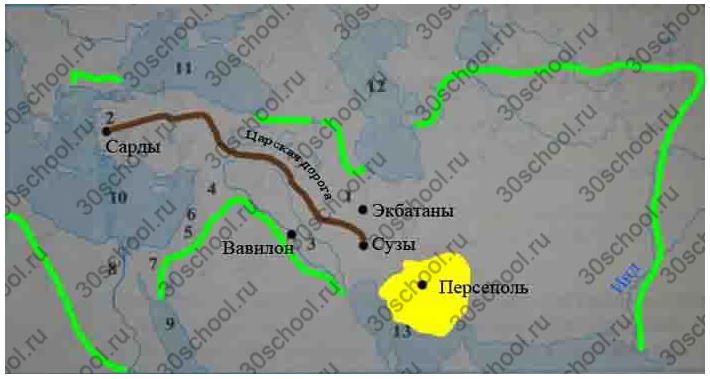 Где находится город персеполь на карте