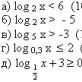 Ecuații și inegalități logaritmice Inegalități mixte cu logaritmi